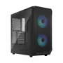 Fractal Design Focus 2 RGB grūdinto stiklo vidutinio bokšto ATX kompiuterio korpusas – juodas