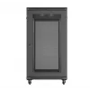 19 colių stovo spinta LANBERG FF01-6222-23B 22U 600x1200 mm juoda, perforuotos durys