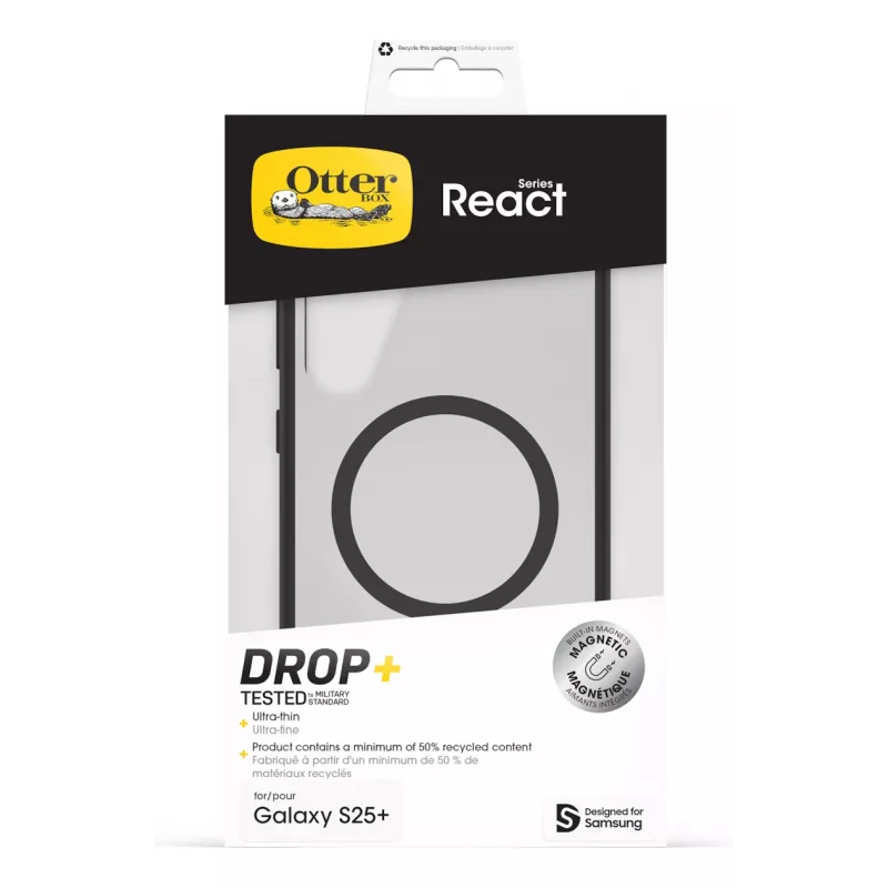 Dėklas Samsung Galaxy S25+ Otterbox React su magnetais