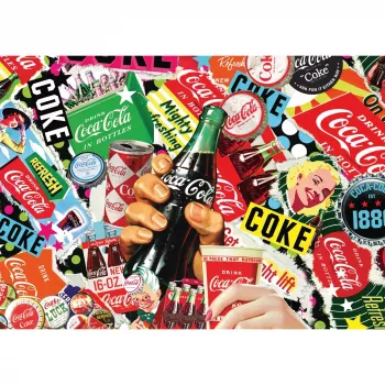 Dėlionė Schmidt Spiele Coca Cola is it! 1000 dalių
