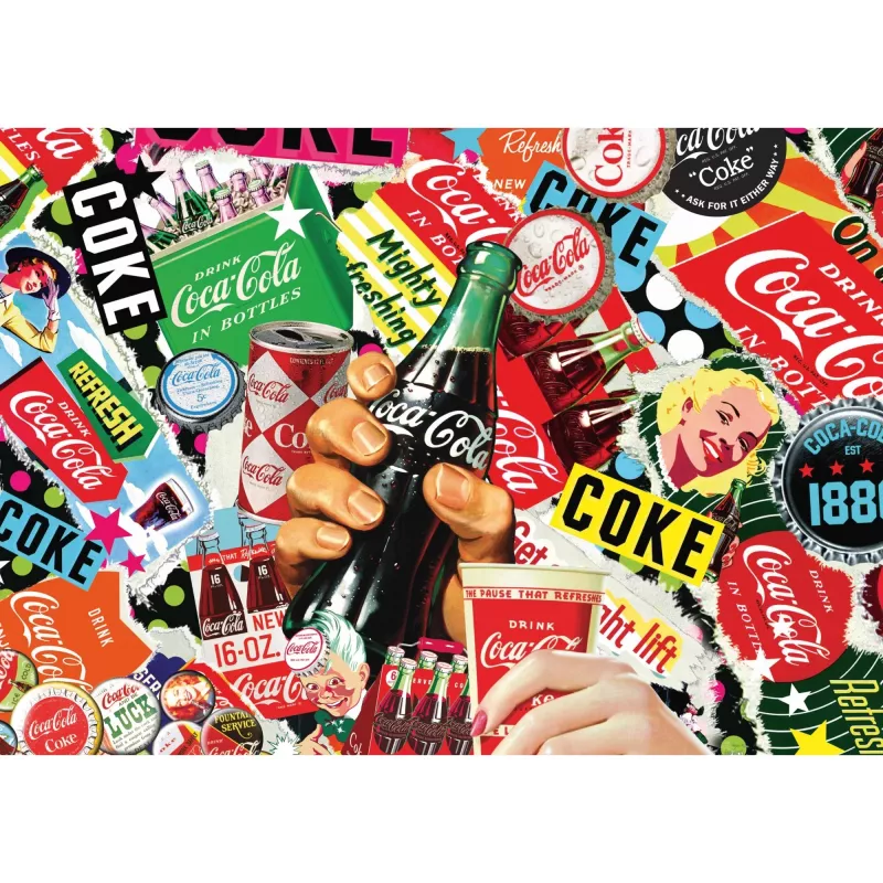 Dėlionė Schmidt Spiele Coca Cola is it! 1000 dalių