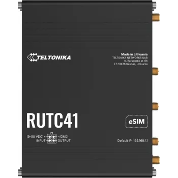 Maršrutizatorius TELTONIKA RUTC41 4G LTE EDGE, pramoninis mobilusis maršrutizatorius RUTC41000000