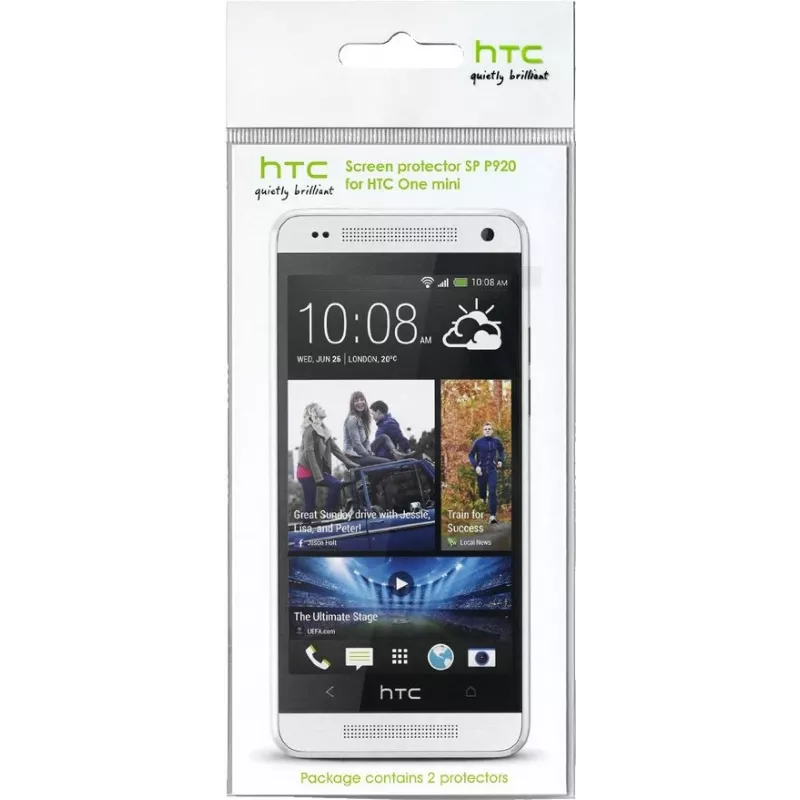 Ekrano / galinio dangtelio apsauginė plėvelė HTC SP P920