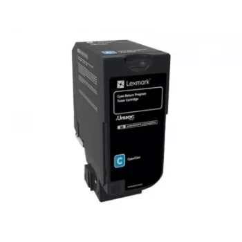 Lexmark 74C20C0 Tonerio kasetė 1 vnt. Originali žalsvai mėlyna