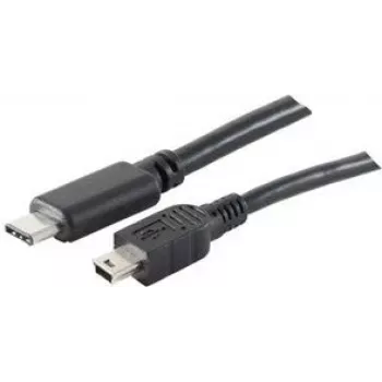 USB kabelis ShiverPeaks BS77144-3.0 3m USB C Mini-USB B juodas