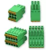 Jungčių blokas Teltonika Networks PR5MEC15, 2×5 + 2×3 kontaktai, žalias, nuėmimo ilgis 1 cm, vardinė įtampa 300 V