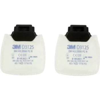3M Secure Click dalelių filtras P2 R D3125 2 vnt. (D3125)