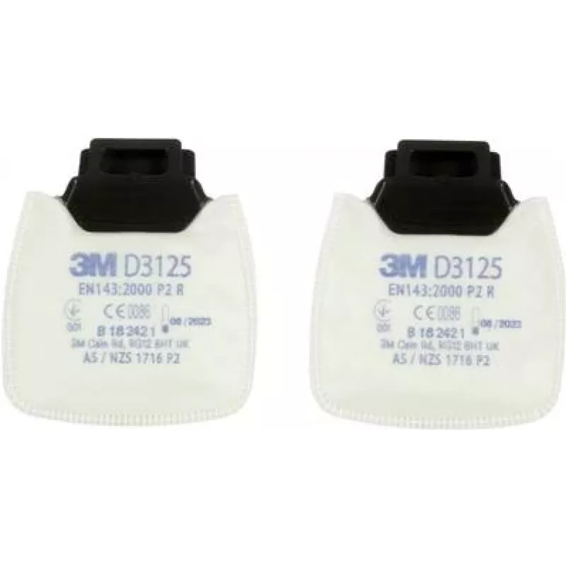 3M Secure Click dalelių filtras P2 R D3125 2 vnt. (D3125)