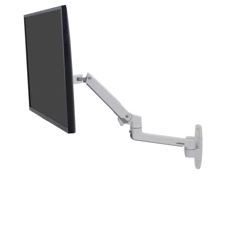 Ergotron LX Series sieninė monitoriaus ranka, balta, 11.3 kg talpa, 20–34 coliai