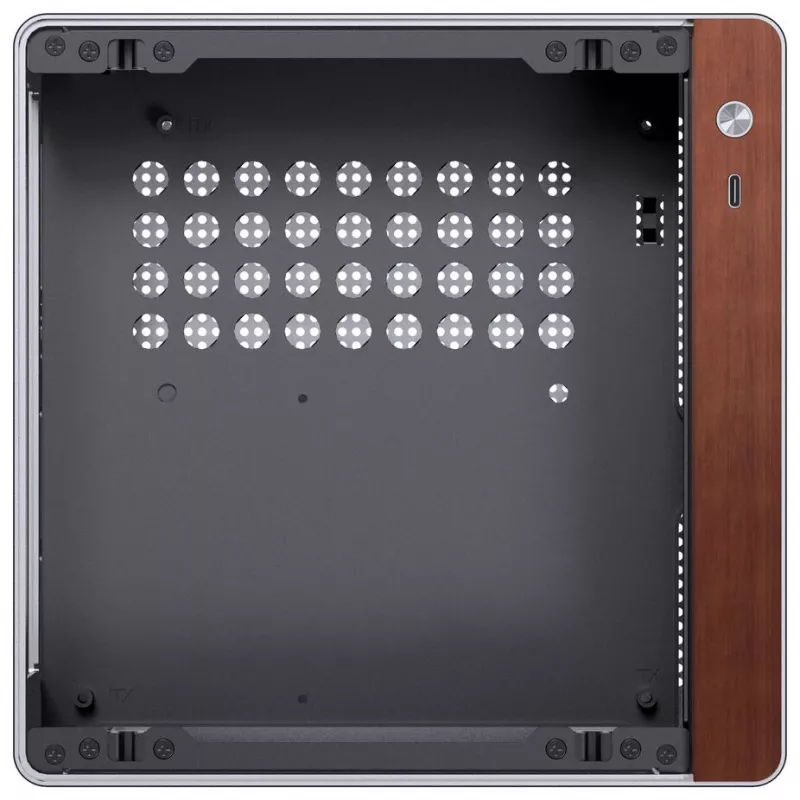 PC korpusas Jonsbo N10 mini bokštas ITX sidabrinis