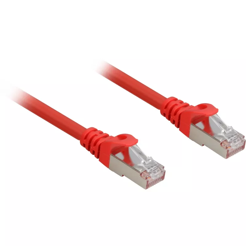 Sharkoon Cat.6a SFTP - 0,5 m - Cat6a - S/FTP (S-STP) - RJ-45 - RJ-45