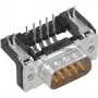 Harting D-SUB kaiščių antraštė 90 ° polių skaičius: 15 litavimas 09 66 262 6811 1 vnt. (09 66 262 6811)