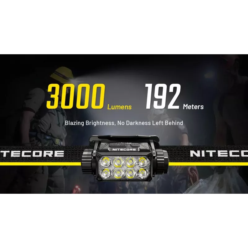 Priekinis žibintas H serija 3000 LUMENŲ/HC75 Uhe Nitecore