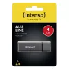 ATMINTINĖ LAIKYKLA FLASH USB2 4GB/JUODA 3521451 INTENSO
