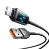 USB-A į Lightning laidas Mcdodo CA-5250 su LED įkrovimo ekranu, 1,2 m
