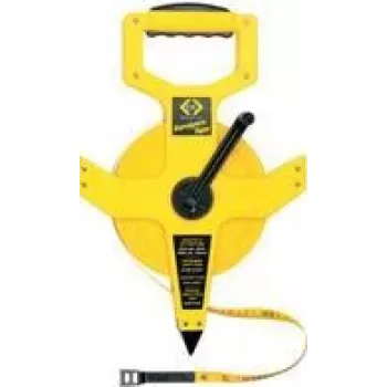 Matavimo juosta C.K Tools T3565 165 50m Akrilonitrilo Butadieno Stirenas Juoda Geltona