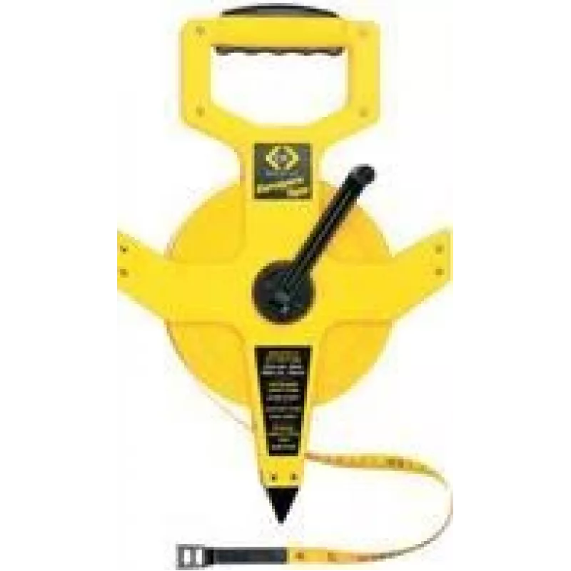 Matavimo juosta C.K Tools T3565 165 50m Akrilonitrilo Butadieno Stirenas Juoda Geltona
