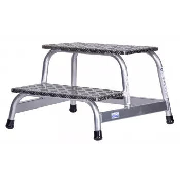 Laiptelis Krause 805027, aliuminis 2 laipteliai, maks. apkrova 150 kg, 680 mm ilgis, 41 cm aukštis