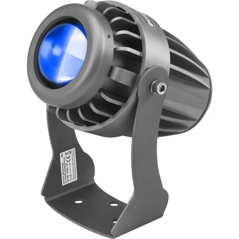LED pinspot EUROLITE PST-10W mėlynas, 10 W LED pinspot šviestuvas