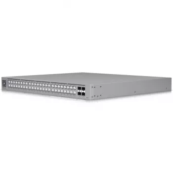 Ubiquiti USW-Pro-Max-48-PoE jungiklis, Etherlighting, 16x RJ45 2.5Gbps, 32x RJ45 1000Mbps, 4x SFP+, L3, 720W PoE