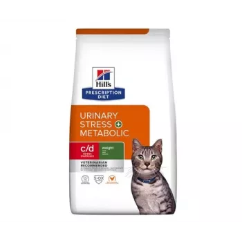 HILL'S Feline c/d Šlapimo sistemos stresas + Metabolinis - Sausas kačių ėdalas - 3 kg