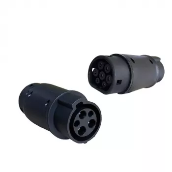 EV adapteris Duosida 2 tipo (moteriška) – 1 tipo (vyriška)