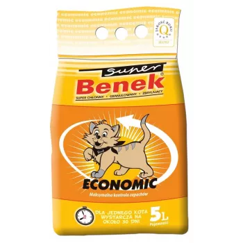 Kačių kraikas CERTECH CERTECH Super Benek granulės 5 L pilkas bentonitas, kvepiantis, nedulka