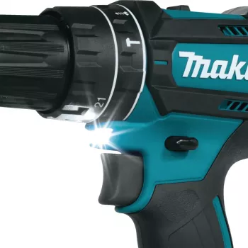 Makita DHP482RFX9 - Gręžtuvas/suktuvas su smūginiu mechanizmu - Belaidis - 13 mm griebtuvas - 62 N·m - 2 akumuliatoriai, įkroviklis - 18 V (DHP482RFX9)
