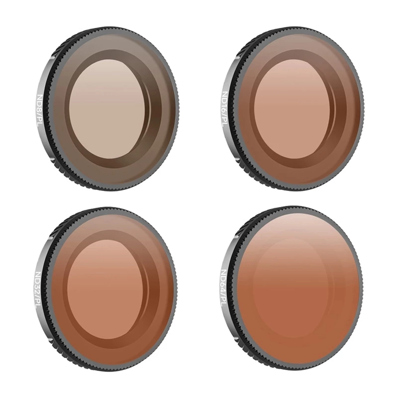 Sunnylife ND8/PL + ND16/PL + ND32/PL + ND64/PL filtrų rinkinys (4 vnt.), skirtas Osmo Nano