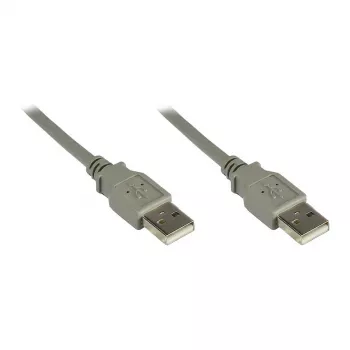 GoodConnections jungiamasis kabelis USB 2.0 kištukas A į kištuką A, pilkas, 0,5 m
