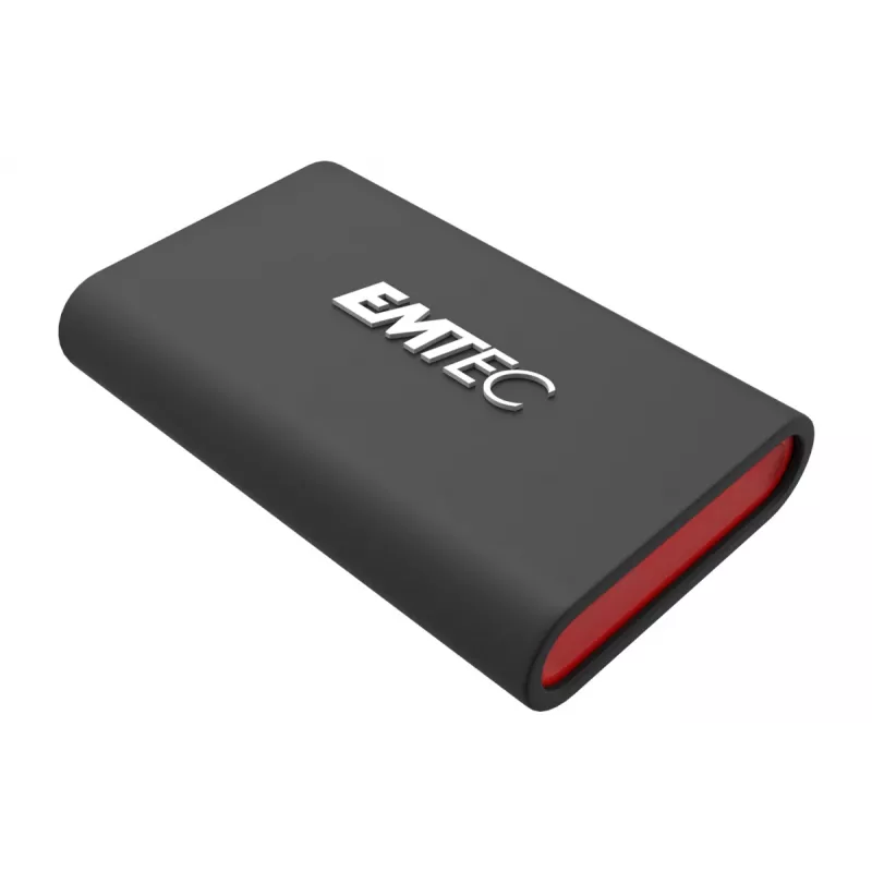 Emtec X210 ELITE 2 TB USB Type-C 3.2 Gen 2 (3.1 Gen 2) Juoda, Raudona