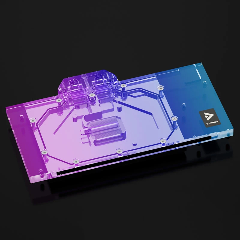 Barrow LRC2.0 MSI RTX 4080 Suprim/Trio Aurora, RGB, juoda - akrilas
