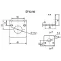 Montavimo laikiklis Datalogic ST-1218, matmenys 40×40×40 mm
