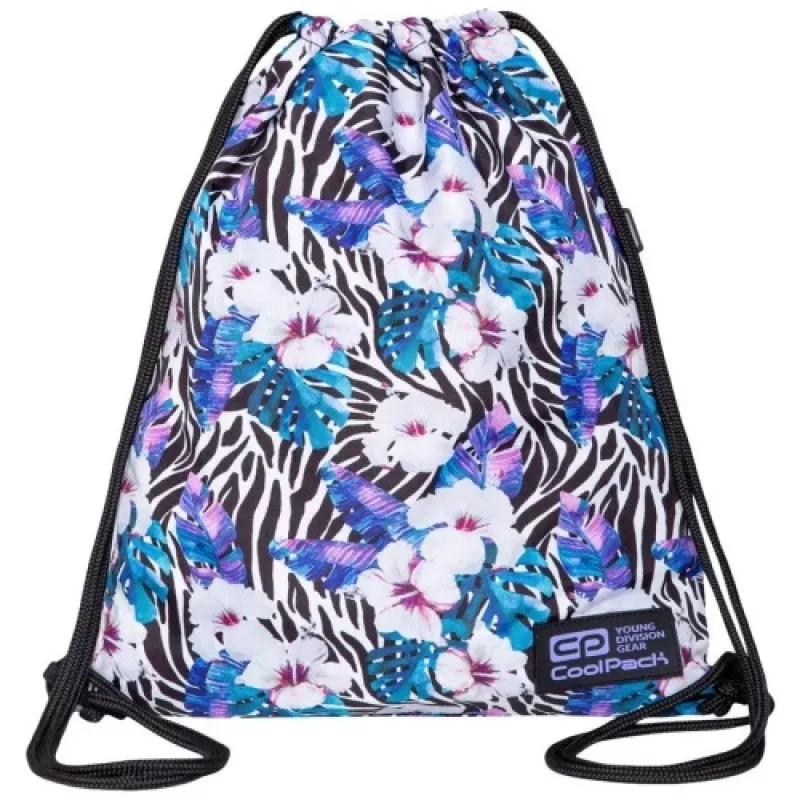 Batų maišelis CoolPack Solo Flower Zebra
