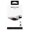 Vidaus 2-in-1 belaidis įkroviklis native union Voyage 2-In-1 Wireless Charger Sandstone USB išmaniųjų telefonų suderinamumas šviesiai pilkas