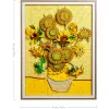 Sienų mozaikos rinkinys LEGO Art Vincent van Gogh Saulėgrąžos 3D mozaika, sienų meno rinkinys, 2615 dalių, 540×410×50 mm