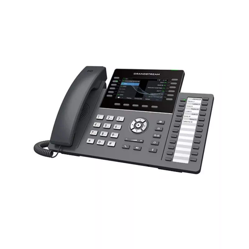 Grandstream Networks GRP2636 IP telefonas juodas 12 linijų LCD Wi-Fi