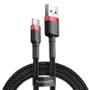 Mobiliojo telefono laidas Baseus 6953156278219 Raudonas 1m USB A USB C