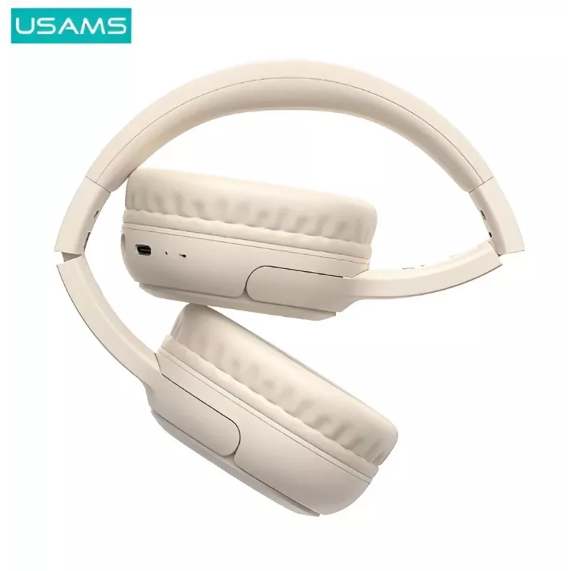 „Bluetooth“ ausinės „Usams Yun Series TDLYEJYX02“ smėlio spalvos