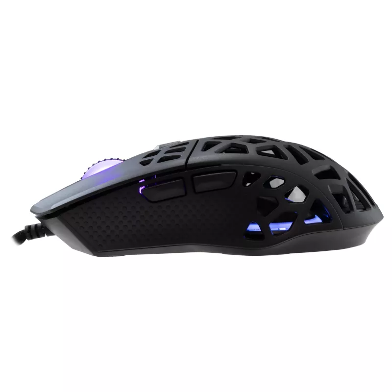 Pelė White Shark GM-5018 Caradoc RGB 7200 dpi juoda