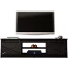 RTV GRANERO 200x56.7x35 juodas/juodas blizgus Spintelė