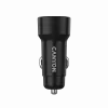 Automobilinis įkroviklis CANYON OnDrive 30 PD 30W USB-C juodas — automobilinis USB-C maitinimo adapteris 30W PD