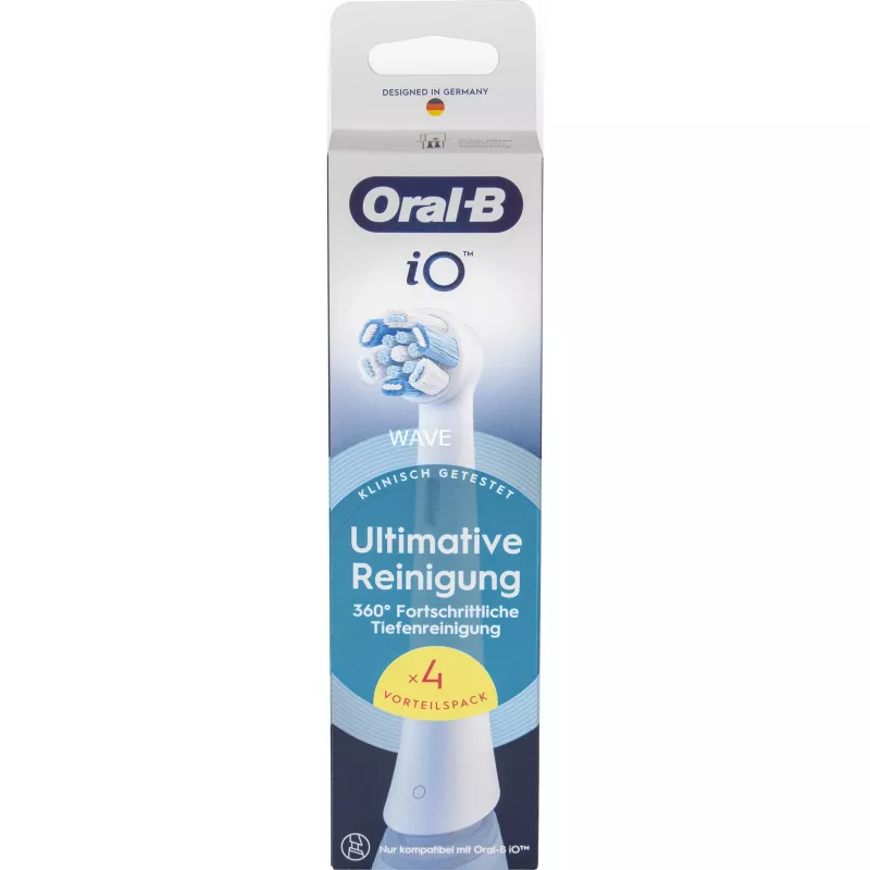 Oral-B 195027 toothbrush head 4 vnt. Balta