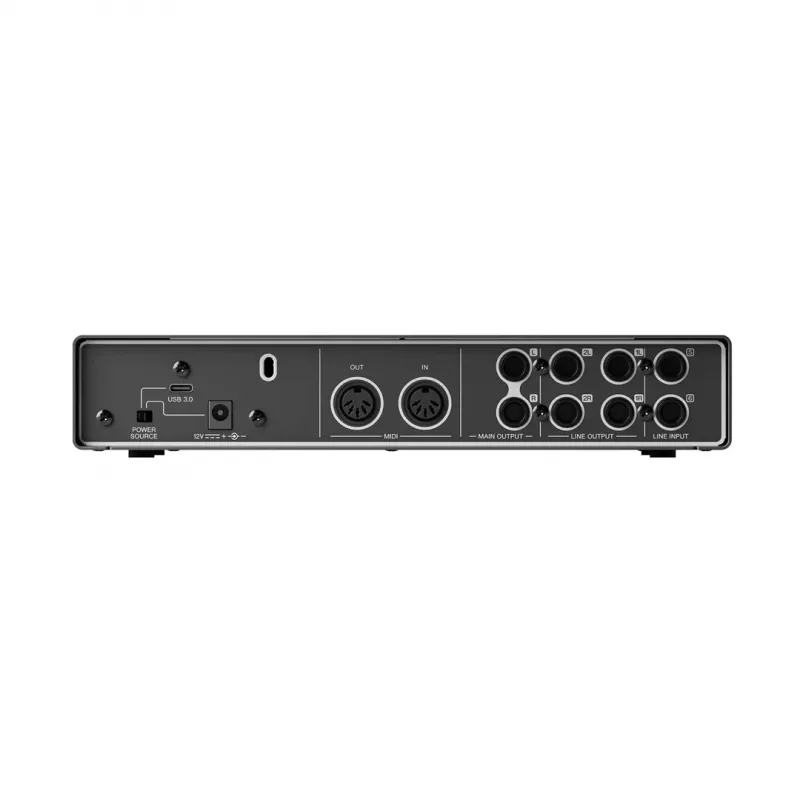 Garso / MIDI sąsaja YAMAHA URX44C — kompaktiškas USB garso ir MIDI ryšys