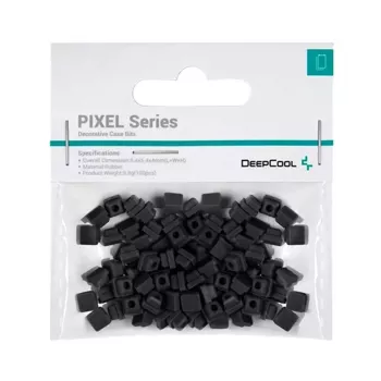 Guminiai laikikliai DeepCool PIXEL universalus rinkinys 100 vnt., juodi, 9,8 g bendras svoris