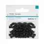 Guminiai laikikliai DeepCool PIXEL universalus rinkinys 100 vnt., juodi, 9,8 g bendras svoris