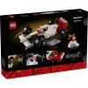 LEGO rinkinys McLaren MP4/4 Ayrton Senna 10330 — LEGO ICONS mastelio modelio vitrina