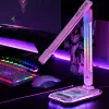 Stalinė lempa Hawk HW-LAMP04 balta LED reguliuojama, balta apdaila, reguliuojama galvutė ir rankena