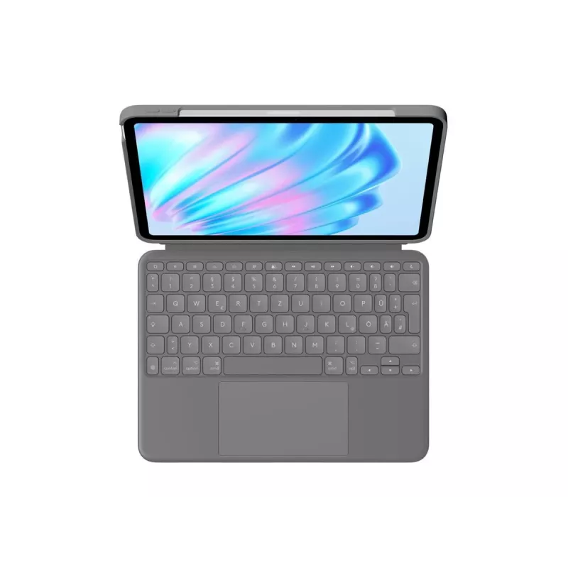 „Logitech Combo Touch“ klaviatūra QWERTY UK English Smart Connector pilka