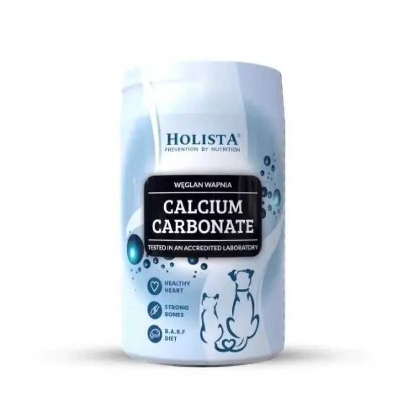 HOLISTA Kalcio karbonatas – papildai šunims ir katėms – 250g